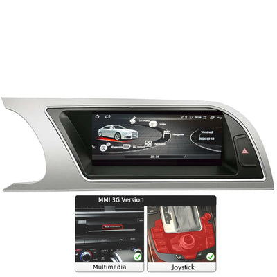 Becquet Voiture Écran Autoradio Android pour Audi A4 A5 B8 Q5