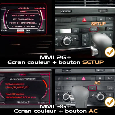 Autoradio CarPlay Tactile 10,25 Pouces Pour Audi A6 C6