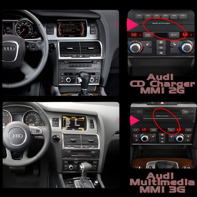 Écran Autoradio CarPlay pour Audi Q7 4L MMI 2G 3G