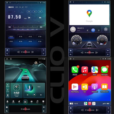 Renault Clio 5 Écran Autoradio Android 12 Tactile 9.7 Pouces
