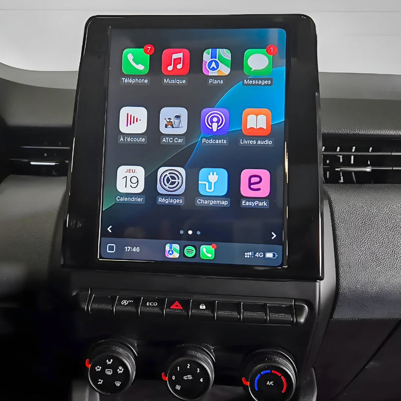 Renault Clio 5 Écran Autoradio Android 12 Tactile 9.7 Pouces