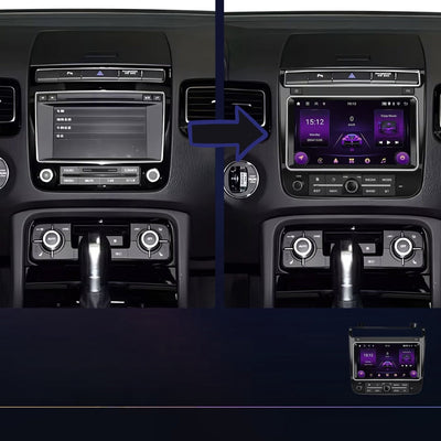 Écran Autoradio CarPlay 7 Pouces pour VW Touareg 2 (2011-2018)