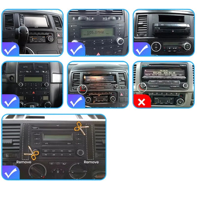 Autoradio Android 7 Pouces pour VW Touareg et T5