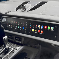 Écran CarPlay Double Porsche Macan (2014-2024) – Trois coloris de façade, vue 2