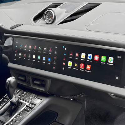 Becquet Voiture Écran CarPlay Double pour Porsche Macan, 2GB/32GB