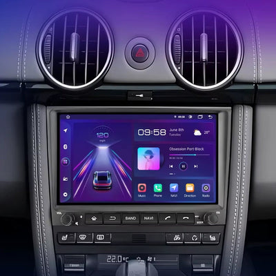 Écran Autoradio CarPlay pour Porsche 911 997, Cayman 987, Boxster