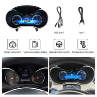 Compteur Digital Mercedes GLC W253 et Classe C W205 (2015-2019) – Écran HD, vue 2
