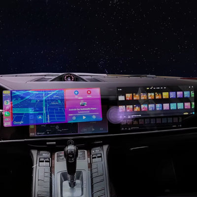 Autoradio CarPlay Double Écran pour Porsche Panamera 4Go 64Go