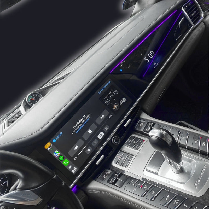 Autoradio CarPlay Double Écran pour Porsche Panamera 4Go 64Go