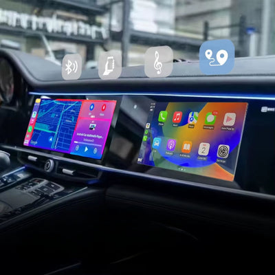 Autoradio CarPlay Double Écran pour Porsche Panamera 4Go 64Go