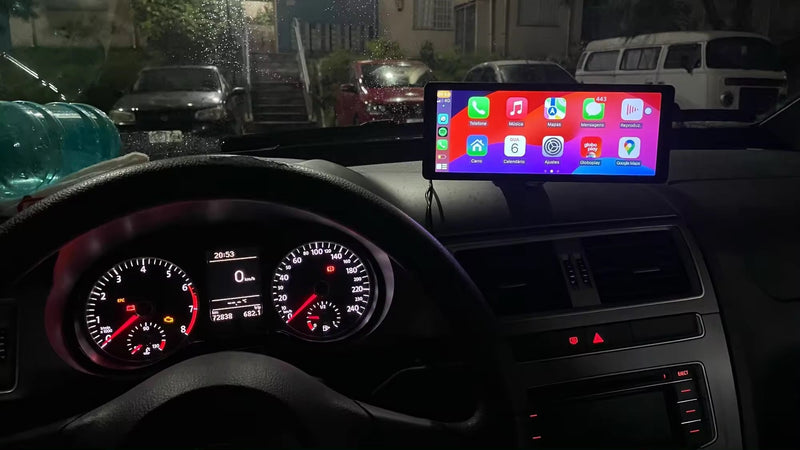 Écran Multimédia Universel 10,26 Pouces – CarPlay et Android Auto Sans Fil, Caméra de Recul en Option, vue 3