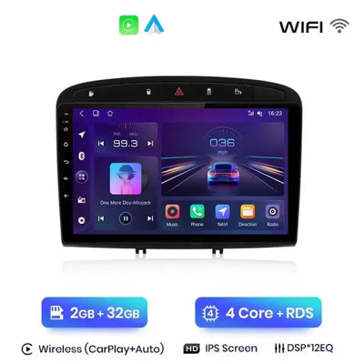 Écran Peugeot 308 tactile 7 pouces IPS CarPlay