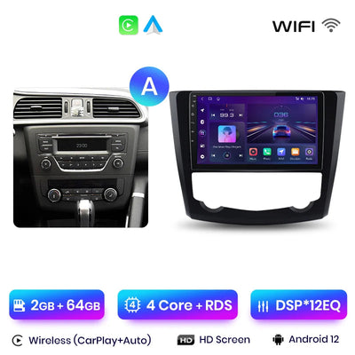 Écran Renault Kadjar Android Auto Apple CarPlay GPS