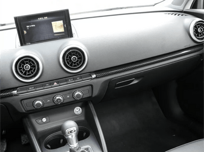 Garniture de Tableau de Bord Effet Carbone pour Audi A3 8V