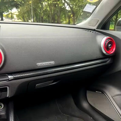 Garniture de Tableau de Bord Effet Carbone pour Audi A3 8V