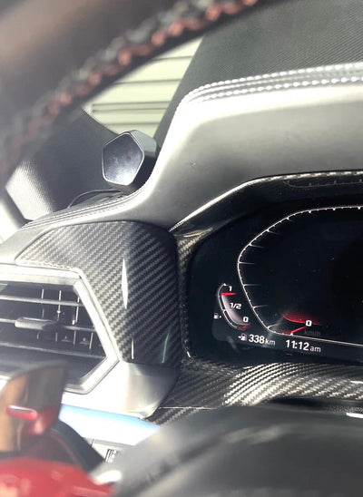 Garniture de Tableau de Bord en Carbone pour BMW M