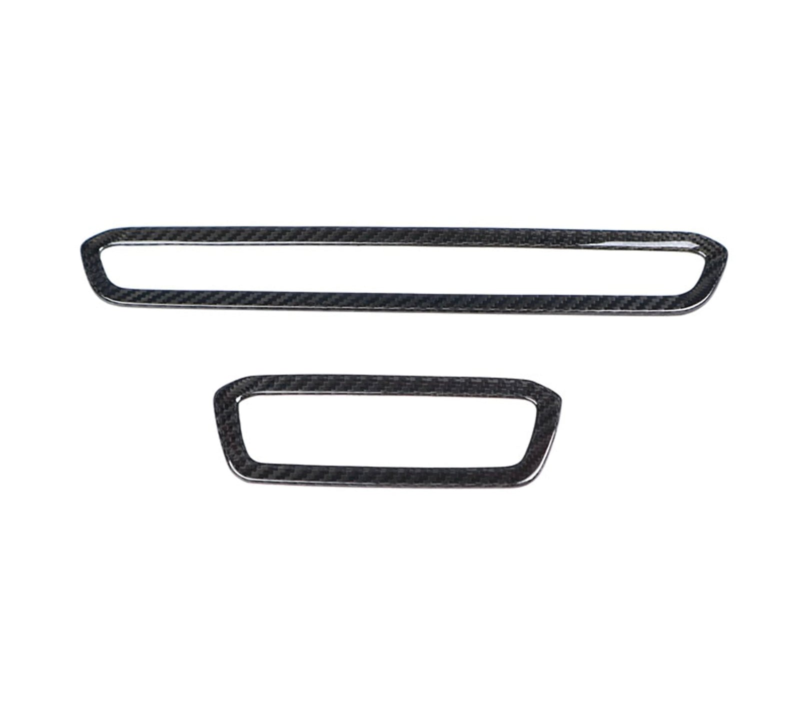Garniture Carbone BMW M3 G80 et M4 G82 – 2 cadres de console centrale et d'éclairage