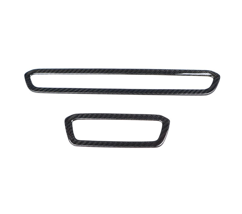 Garniture Carbone BMW M3 G80 et M4 G82 – 2 cadres de console centrale et d'éclairage