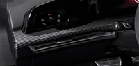Garniture Tableau de Bord Volkswagen Golf 8 (2019-2024) – Aspect Carbone Brillant, vue 5