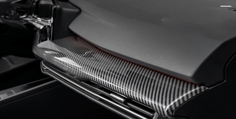 Garniture Tableau de Bord Volkswagen Golf 8 (2019-2024) – Aspect Carbone Brillant, vue 3