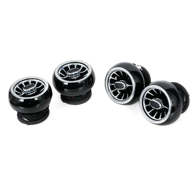 Mercedes-Benz Kit 4 Garnitures de Ventilation Turbo Tableau de Bord