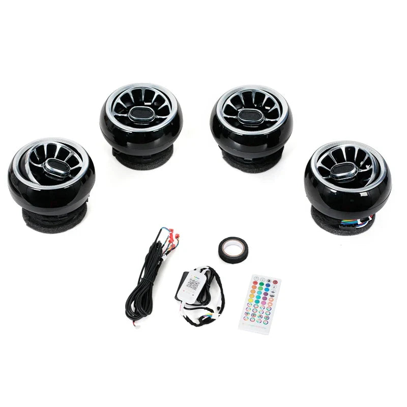 Garnitures de Ventilation Turbine Mercedes-Benz – Kit de 4 Aérateurs avec Télécommande, vue 8