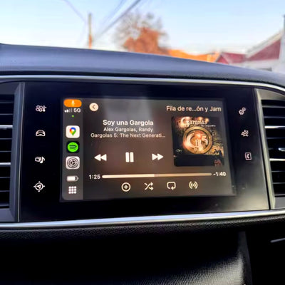 Becquet Voiture Module Apple CarPlay Sans Fil pour Peugeot 3008 I