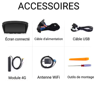 Becquet Voiture BMW Série 3 E90/E92 Module CarPlay Android Auto