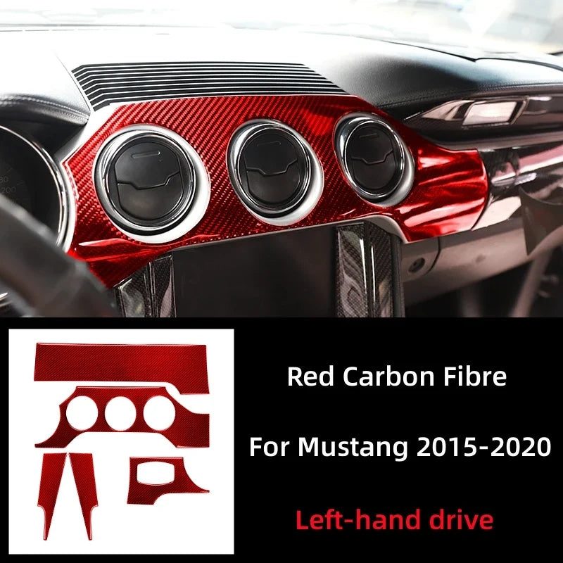 Ford Mustang GT Sticker Tableau de Bord Carbone 2015-2021