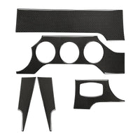 Sticker Tableau de Bord Ford Mustang GT (2015-2020) – Aspect carbone rouge ou noir, vue 3