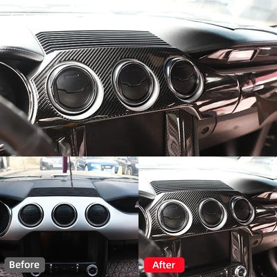 Ford Mustang GT Sticker Tableau de Bord Carbone 2015-2021