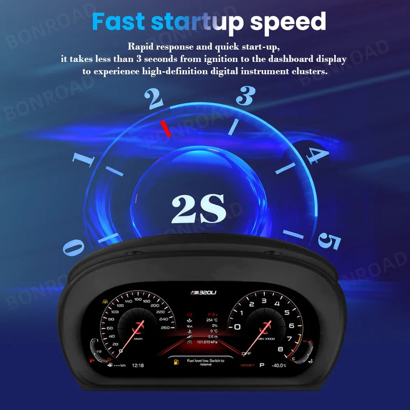 Compteur Digital BMW Série 3 E90 E91 E92 E93 – Écran 11 pouces, avec ou sans CarPlay, vue 5