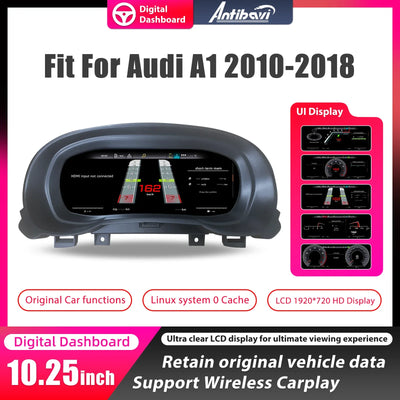 Audi A1 2010-2018 Tableau de Bord Numérique Cockpit Virtuel