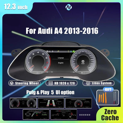 Tableau de Bord Numérique Audi A4 12,3" 2013-2016