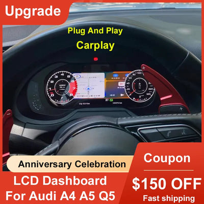 Tableau de Bord Numérique Audi A4 A5 Q5 2008-2018