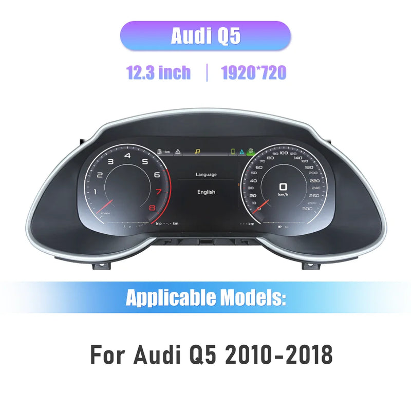 Compteur Digital Audi Q5 (2010-2018) – Écran 12,3 pouces, CarPlay sans fil, vue 7
