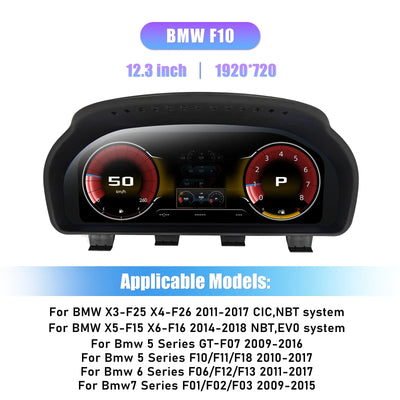Combiné d'Instruments Numérique BMW F10 F11 F07 F01 Cockpit Virtuel