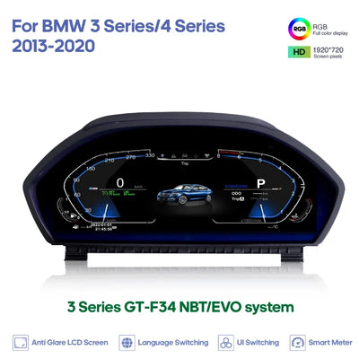 Tableau de Bord Numérique pour BMW Série 3 4 2013-2020