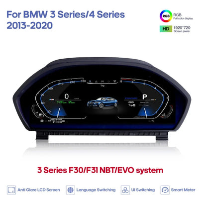 Tableau de Bord Numérique pour BMW Série 3 4 2013-2020