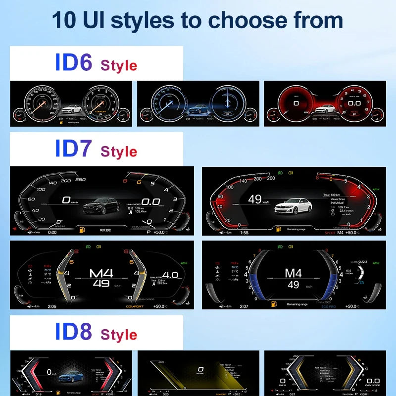 Compteur Digital BMW Série 5 E39 et X5 E53 (1999-2006) – Écran 10,25 Pouces, avec ou sans CarPlay, vue 3