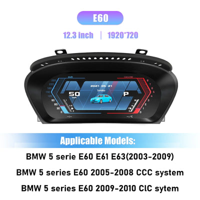 Tableau de Bord Numérique Pour BMW Série 5 E60 E61