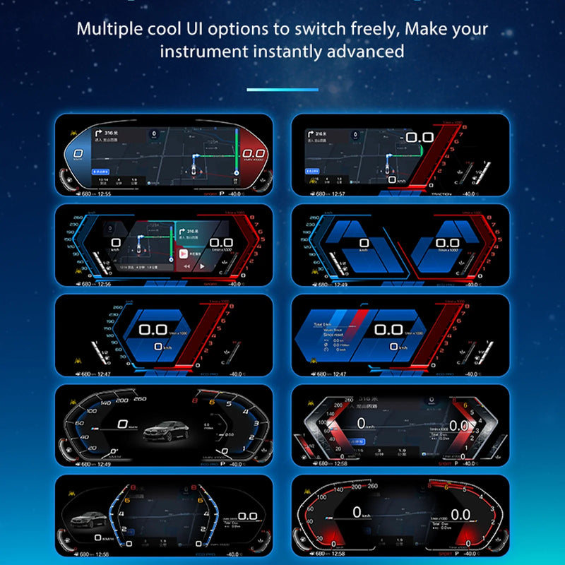 Compteur Digital BMW Série 7 E65 E66 (2004-2008) – Écran 12,3 pouces, vue 5