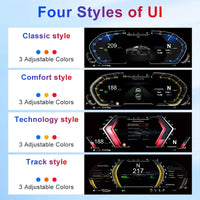 Compteur Digital BMW X1 E84 (2010-2013) – Écran 11 pouces, 1920 x 720, vue 4