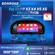 Compteur Digital CarPlay BMW X3 X4 X5 X6 (F25 F26 F15 F16) – Écran 12,3 pouces, sans HUD