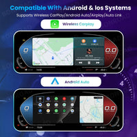 Compteur Digital CarPlay BMW X3 X4 X5 X6 (F25 F26 F15 F16) – Écran 12,3 pouces, sans HUD, vue 4