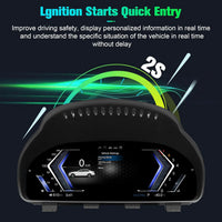 Compteur Digital BMW F10 F15 F16 F25 F26 F07 F02 (2009-2017) – Écran 12,3 pouces, 6 modes, vue 4
