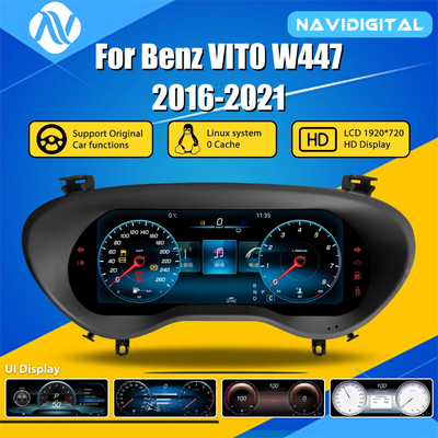 Mercedes-Benz Vito W447 Tableau de Bord Numérique, Écran LCD 2016-2021