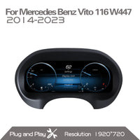 Compteur Digital Mercedes Vito W447 (2016-2023) – Écran 12,3 pouces, CarPlay intégré, vue 7