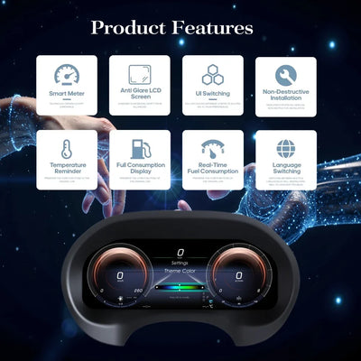 Tableau de Bord Numérique Mercedes-Benz Vito W447 12,3 Pouces CarPlay