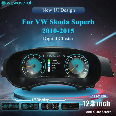 Combiné Numérique Skoda Superb 2 12,3 Pouces Cockpit Virtuel